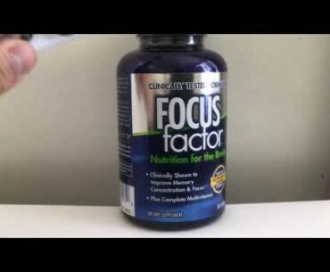 Focus Factor multivitamin supplement - does it work?