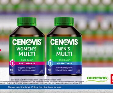 Get all your favourite Cenovis vitamins at Chemist Warehouse.