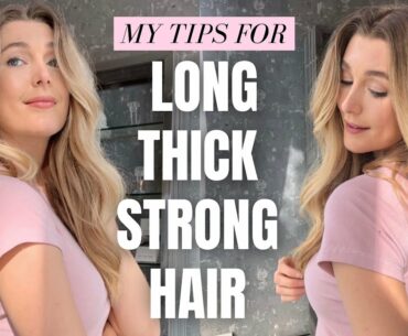 HOW TO GROW LONG, THICK, STRONG, AND HEALTHY HAIR FAST | Healthy Lifestyle