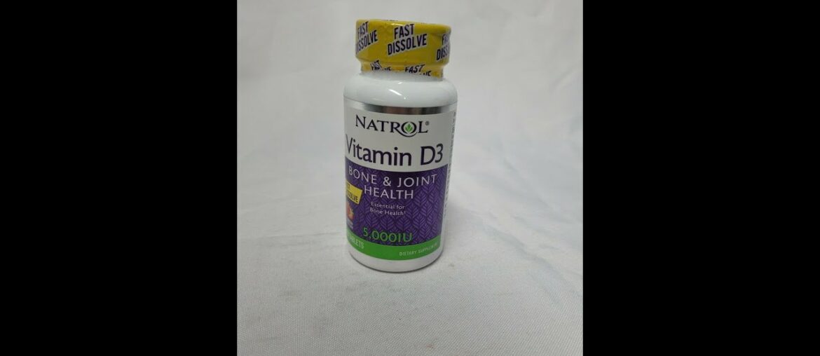 Natrol Vitamin D3 Fast Dissolve 5000 IU Capsules, Strawberry, 90 Count