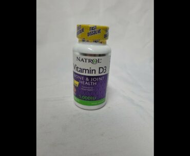 Natrol Vitamin D3 Fast Dissolve 5000 IU Capsules, Strawberry, 90 Count
