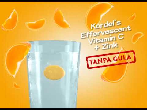 Kordels Vitamin C + Zink TANPA GULA