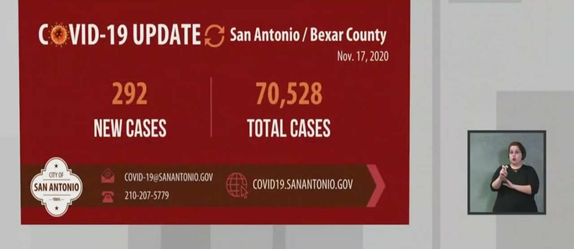 San Antonio/Bexar County coronavirus update - November 17