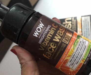 Wow Skin Science Brightening Vitamin C Foaming Face Wash Review