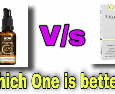 WOW 20% Vitamin C  Face Serum V/S Theoly 20% Vitamin C  | Rs599 V/S Rs 2999 Face Serum #winter serum