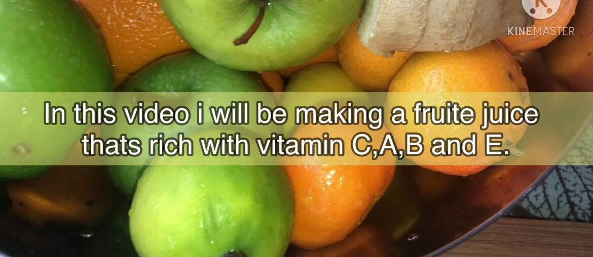 Fruit juice rich with C-vitamin/ detox juice