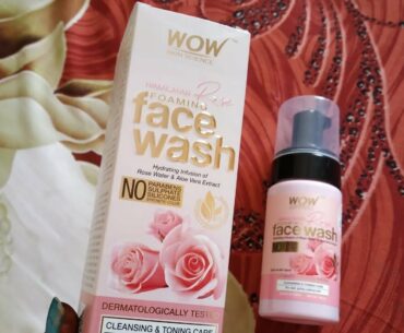 Does it really works ? ? Wow Skin Science Himalayan Rose Foaming Face wash Honest Review ||