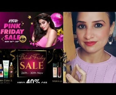 Nykaa Pink Friday sale || Purplle Black Friday sale