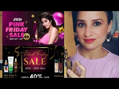 Nykaa Pink Friday sale || Purplle Black Friday sale