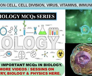 100 MCQs ON CELL, CELL DIVISION, VIRUS, VITAMINS, IMMUNE SYSTEM