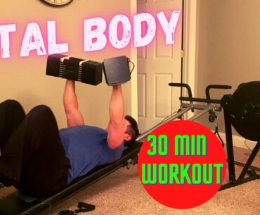 Total Body Weider Ultimate Body Works (Total Gym) and Dumbbell Workout