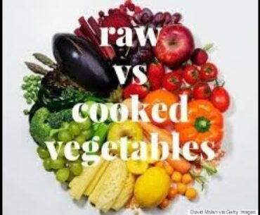 Raw vegetables vs cooked vegetables / #vegetables