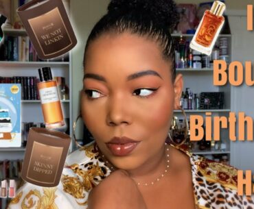 My Bougie Birthday Haul | HUM Vitamins, Natural Haircare, Luxury Fragrance, & More!