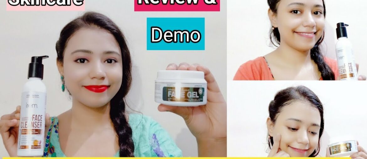 Irem Vitamin C Facewash And Vitamin C Face Gel Review & Demo || Irem Skincare || Aisha Khan
