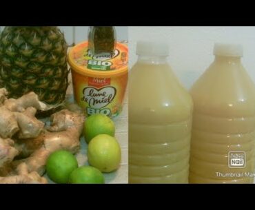 How to make immune boosting ginger juice (natural powerful ginger juice)