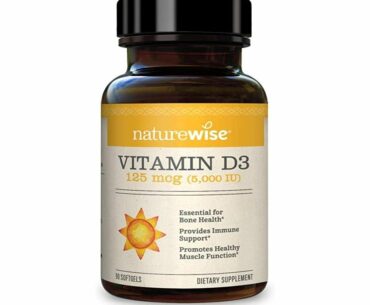 NatureWise Vitamin D3 5,000 IU (3 Month Supply) for Healthy Muscle Function, Bone Health, and Immun