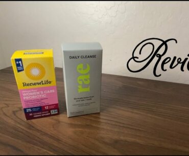 Women’s care Probiotic and Rae Wellness Supplements
