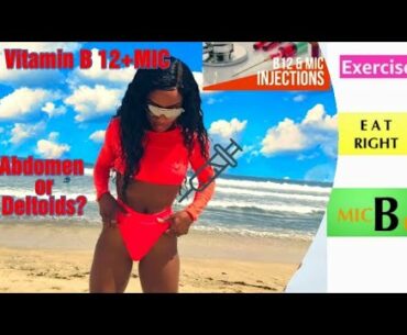 Where to give your Vitamin B12+MIC Fat Loss Injections. ABDOMEN or Deltoid?
