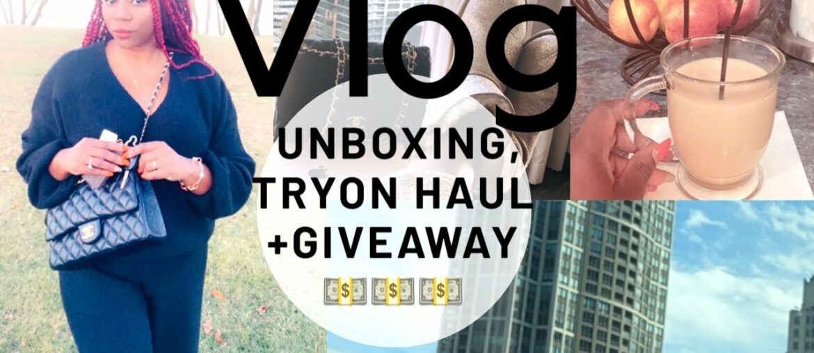 PRODUCTIVE DAY IN THE LIFE| unboxing Raven Elyse mystery box| Try-on haul + GIVEAWAY ANNOUNCEMENT