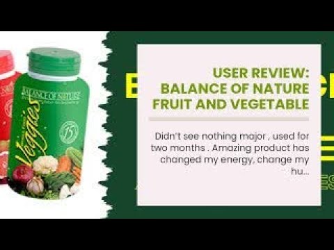 User Review: Balance Of Nature Fruit and Vegetable Supplement Tablets - 90 Fruit and 90 Veggie...