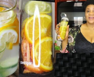 you need this now!! vitamin c immunity boost and fat burning infused water!