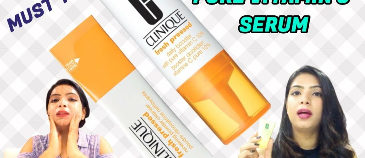 Clinique Pure Vitamin C | for young glowing skin | Serum + Cleanser