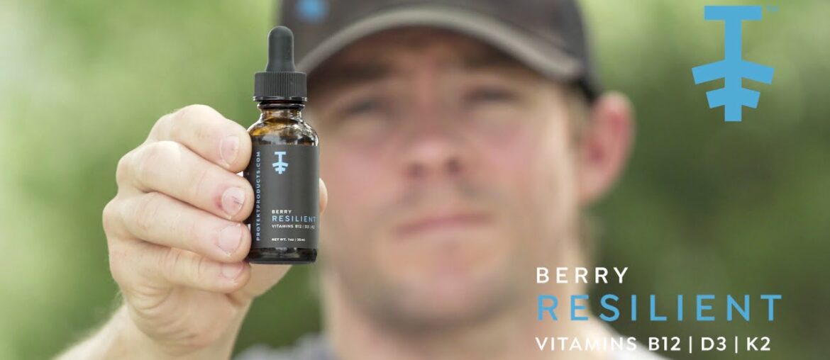 RESILIENT Vitamin Tincture with B12, D3 and K2 for Enhanced Energy & Performance | Protekt