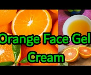 DIY VITAMIN C Orange Face Gel Cream For Skin Whitening|Anti-aging Dark Spot,Pimples Free GlowingSkin