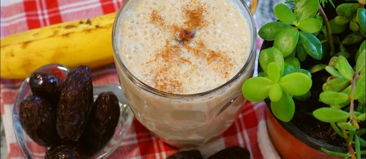 Banana Date Shake | Banana And Dates Milkshake | Recipe By Saira Bano