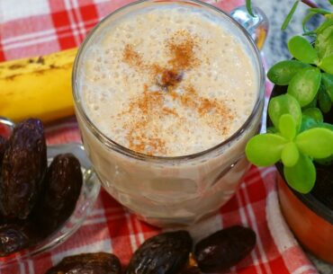 Banana Date Shake | Banana And Dates Milkshake | Recipe By Saira Bano