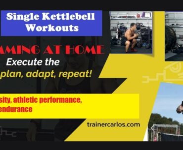 Single Kettlebell Workout - Ep. 22 | Core, shoulder stability, range of motion, cardio build