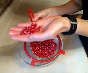 Nutrition Education - How to Properly Prepare a Pomegranate