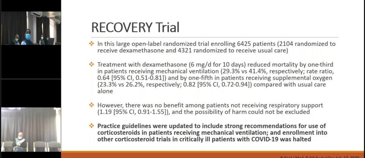 Glucocorticoids in COVID 19