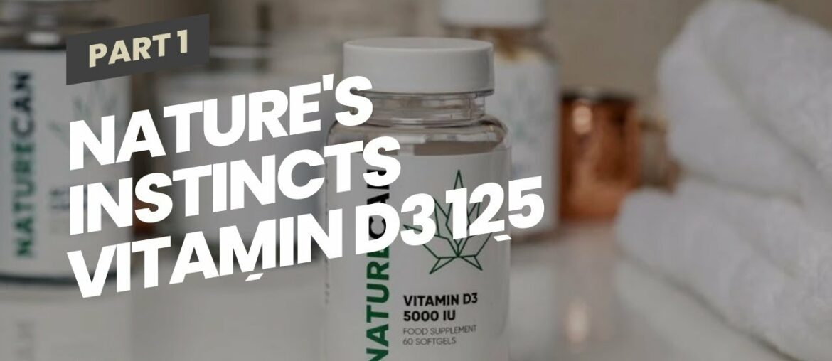 Nature's Instincts Vitamin D3 125 MCG (5000 IU) Softgels  Bone & Immune Health Support