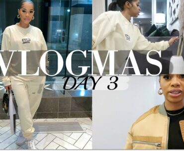 VLOGMAS DAY 3! PREPPING FOR LOCKDOWN: WAXING + NAILS, NEW HOME DECOR, GIRLS NIGHT!