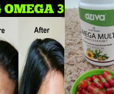 Oziva Plant Based Omega Multi Review || Veg Omega 3 Capsules