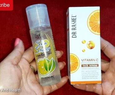 Skin Shiner For Fair And Glowing Skin . Dr Rasheel Vitamin C By Sanam ||