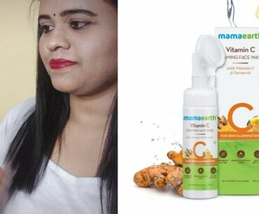 How To Remove Makeup With Mamaearth Vitamin C Foaming Face Wash
