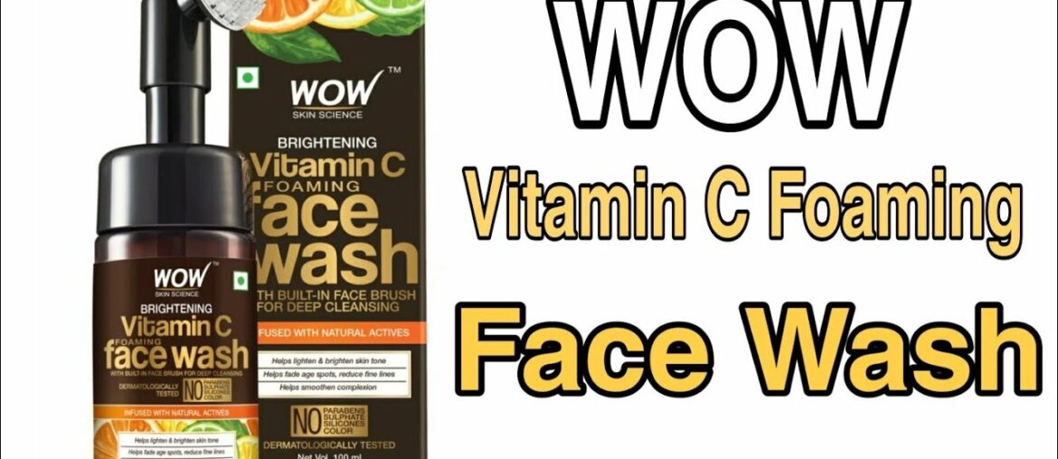 WOW Skin Science Brightening Vitamin C Foaming Face Wash
