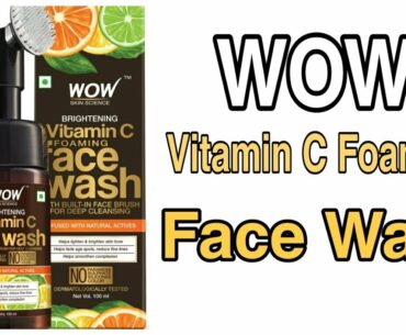 WOW Skin Science Brightening Vitamin C Foaming Face Wash