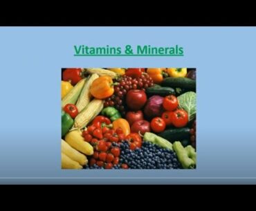 Nutrition Basics 102 - Are You Getting Enough Vitamins? by Return To Fit
