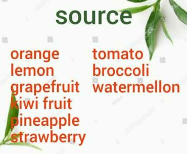 vitamin C sources and benefits