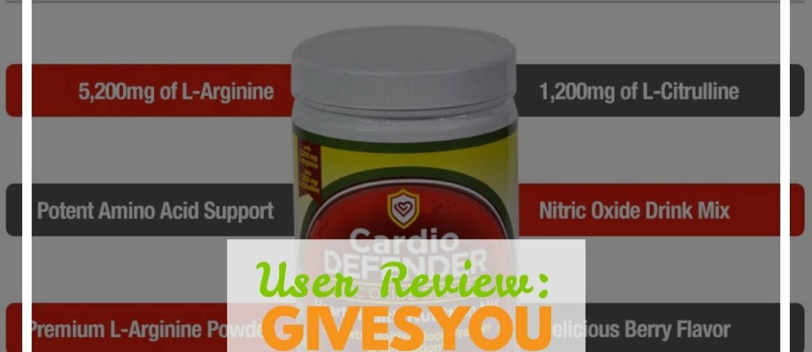 User Review: Cardio 911 L-arginine and L-citrulline, Nitric Oxide Supplement, Mixed Berry Flavo...