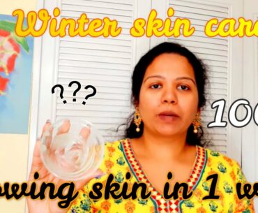 Winter skin care - Night Routine | Best Moisturizer for glowing skin | Skin Glow care