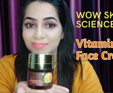 Wow Vitamin C Face Cream Review | Ria Anand Dargan