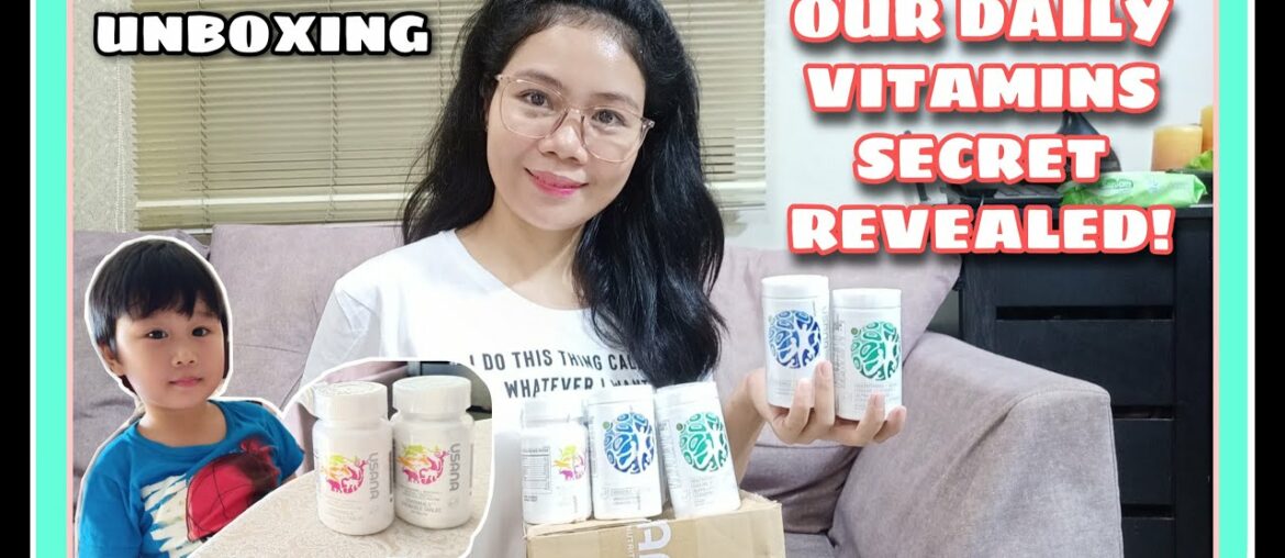 OUR DAILY VITAMINS | UNBOXING USANA CELLSENTIALS HEALTH SUPPLEMENTS | Rain Shin