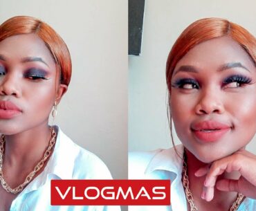 festive inspired makeup| Vlogmas