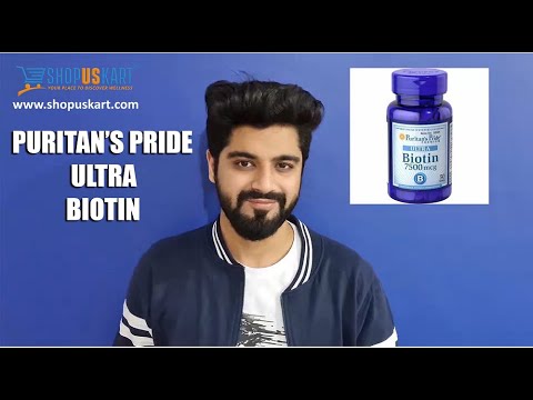 Puritan’s Pride Ultra Mega Biotin Vitamin Supplement | shopuskart | Hindi