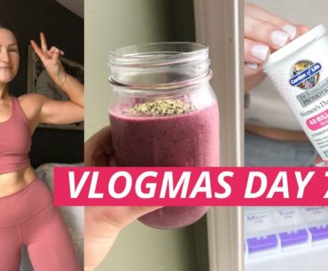 at-home workout + the supplements i take every day!