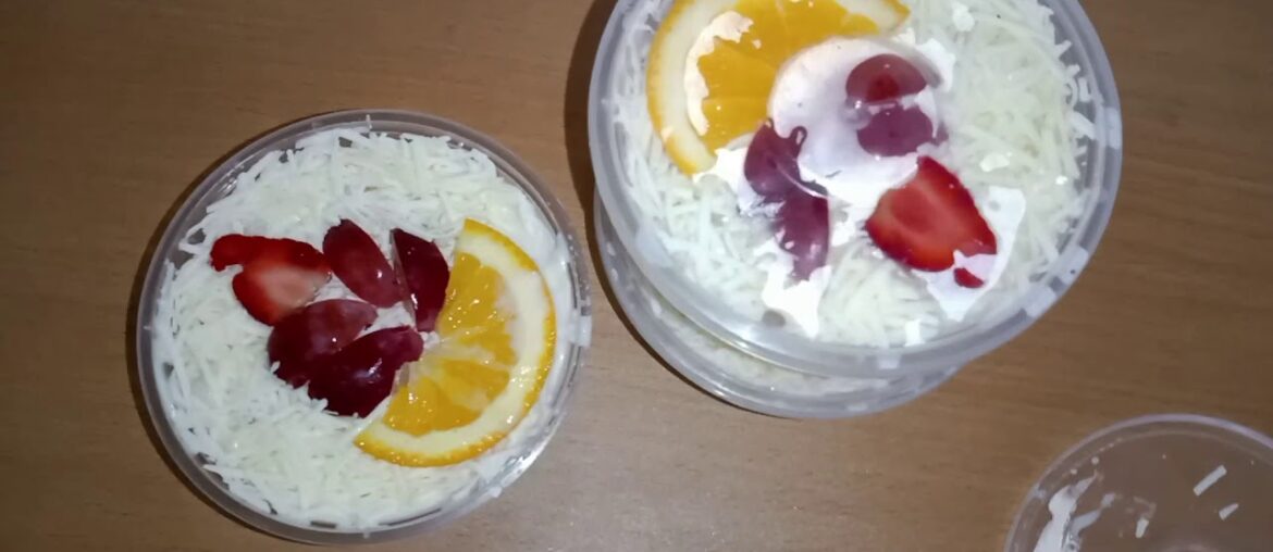 Salad buah yoghurt homemade tanpa pengawet karensfruitsalad #yukhidupsehat #covid19